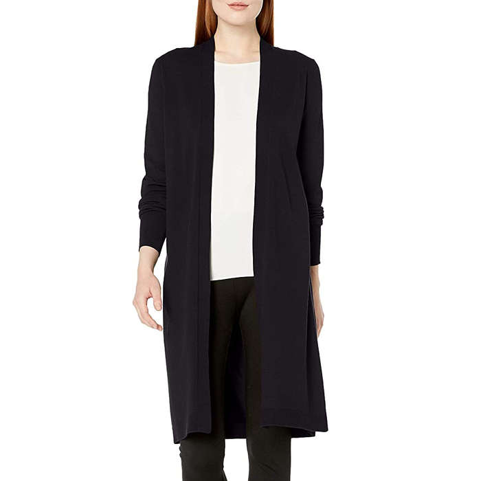white long duster cardigan