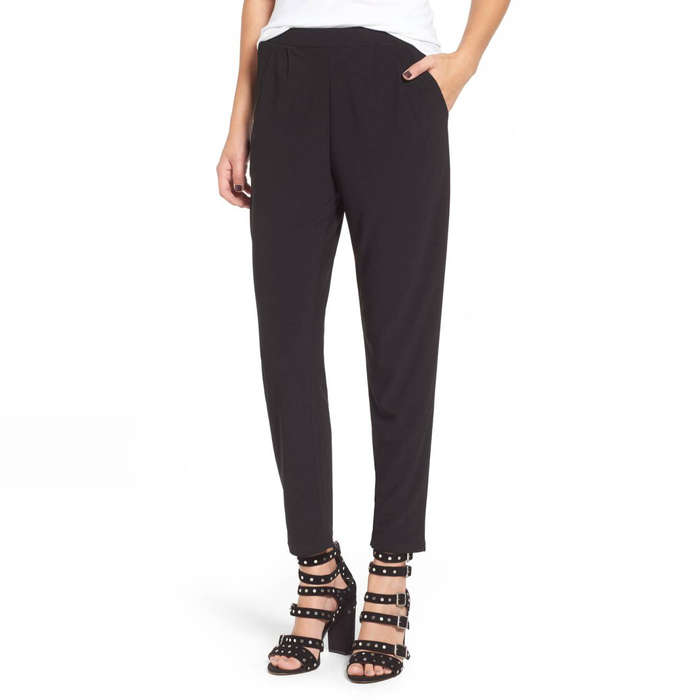 best black work pants for curvy figure