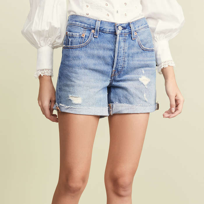 womens high waisted denim shorts