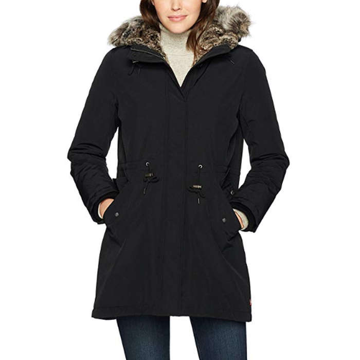 levi's hooded down parka