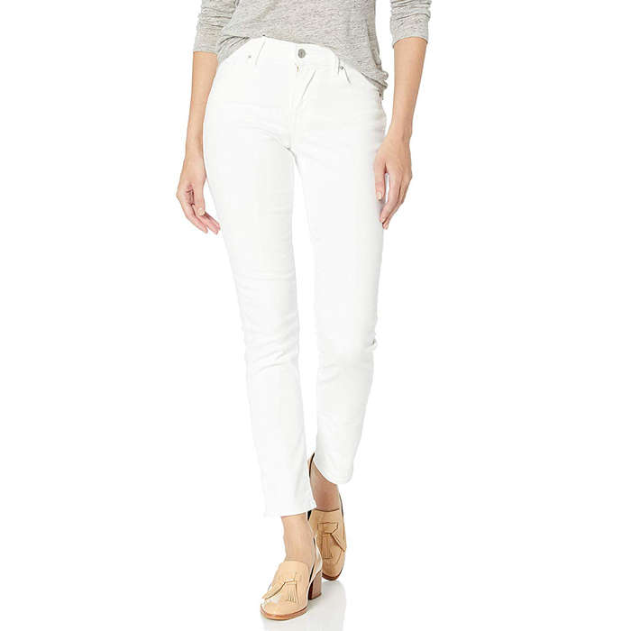 white slim jeans womens