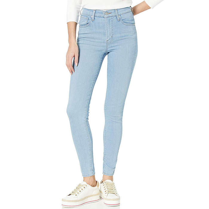 levi's sky high skinny