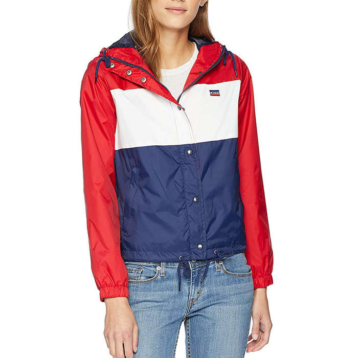 womens windbreaker jackets with hood
