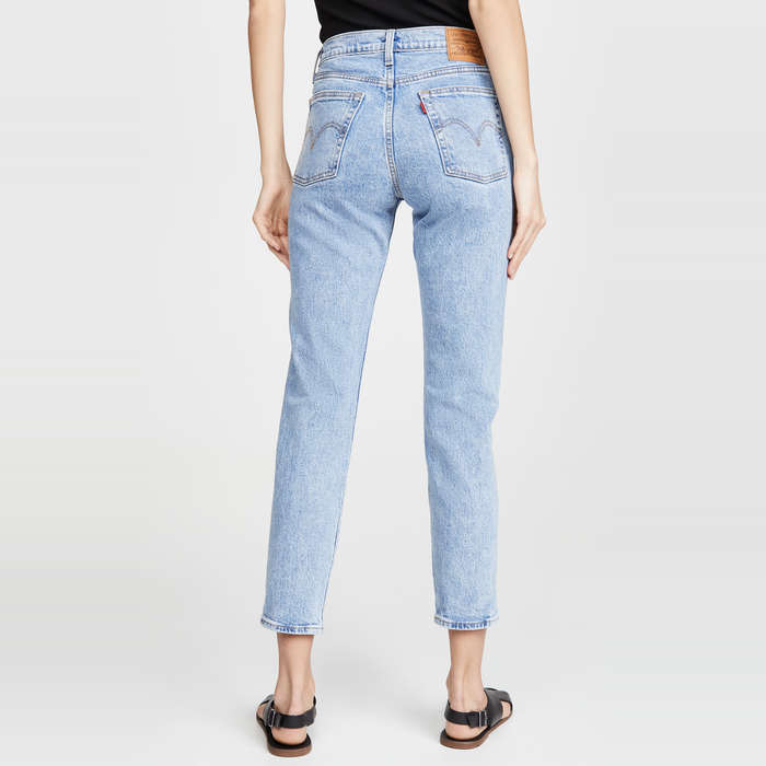 high rise shaping jeans
