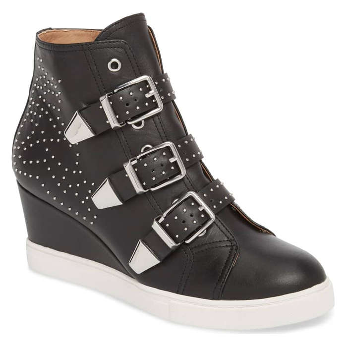 women fashion stylish wedge sneakers