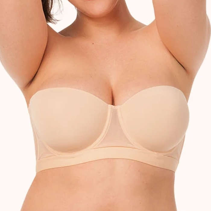 comfortable strapless bra
