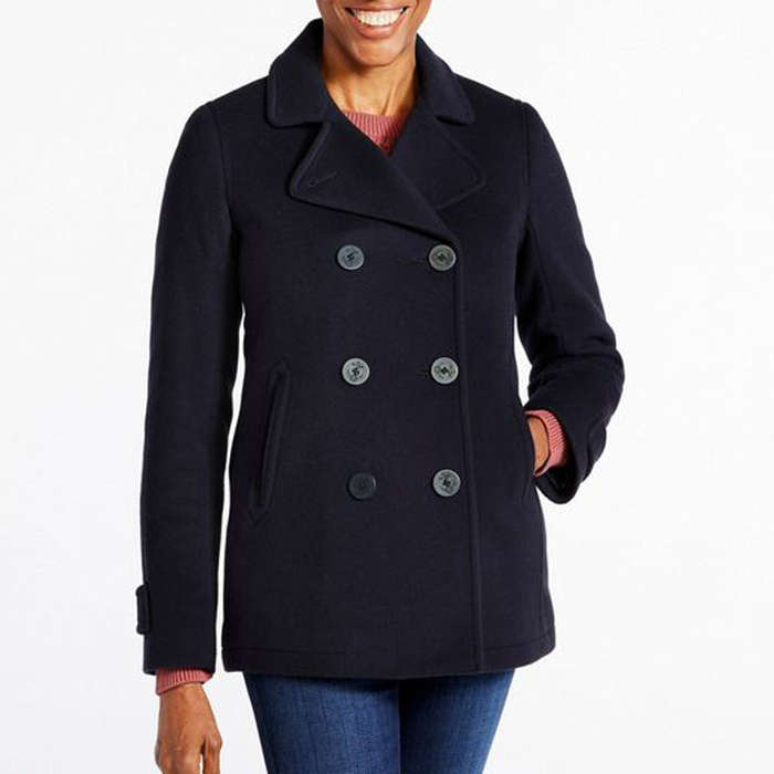 Top 10 Wool Coats Rank Style, Ll Bean Women S Wool Pea Coat