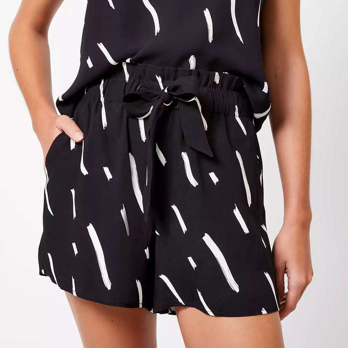 loft paper bag shorts