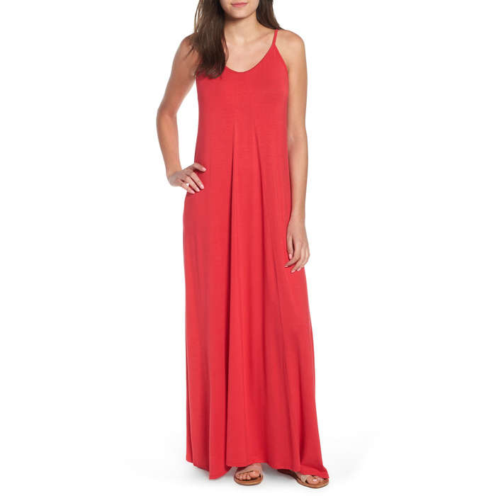 casual knit maxi dress