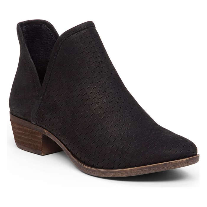 cute black booties shoes