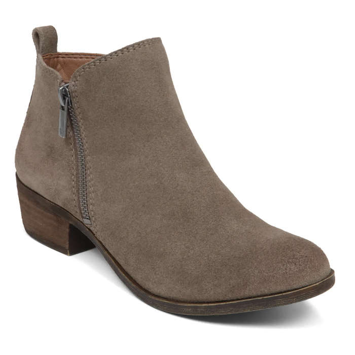 lucky brand black ankle boots