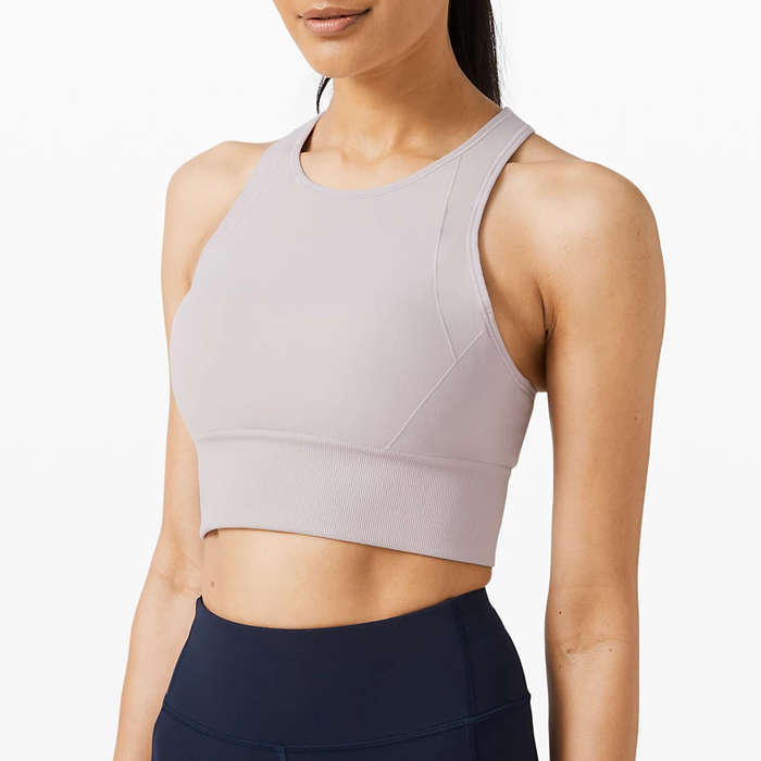 longline yoga bra