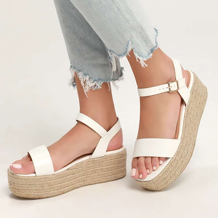 espadrille sandals no heel