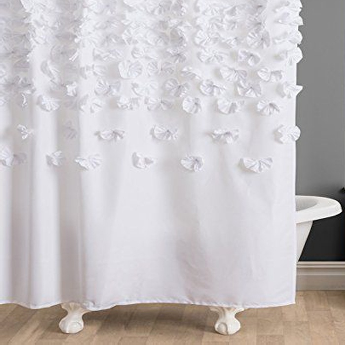 Top 10 Shower Curtains Rank Style, Lush Decor Lucia Shower Curtain