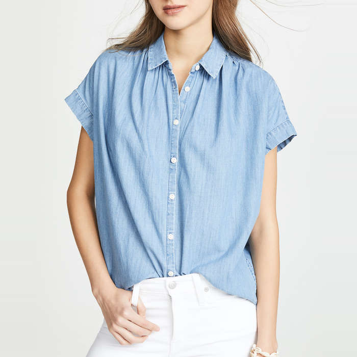 levi's chambray shirt women's