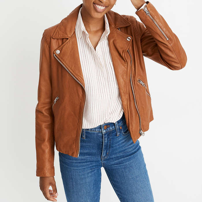 reformation veda bad leather jacket