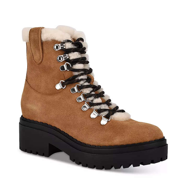 sheepskin hiking boots