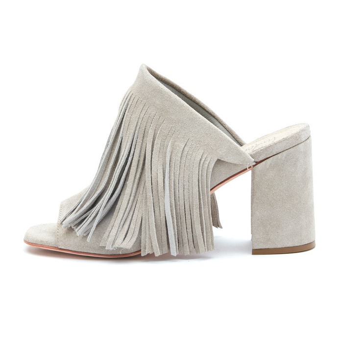 fringe mules