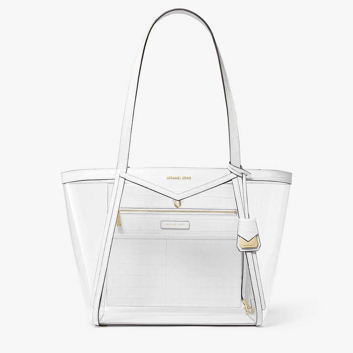 designer clear tote bags