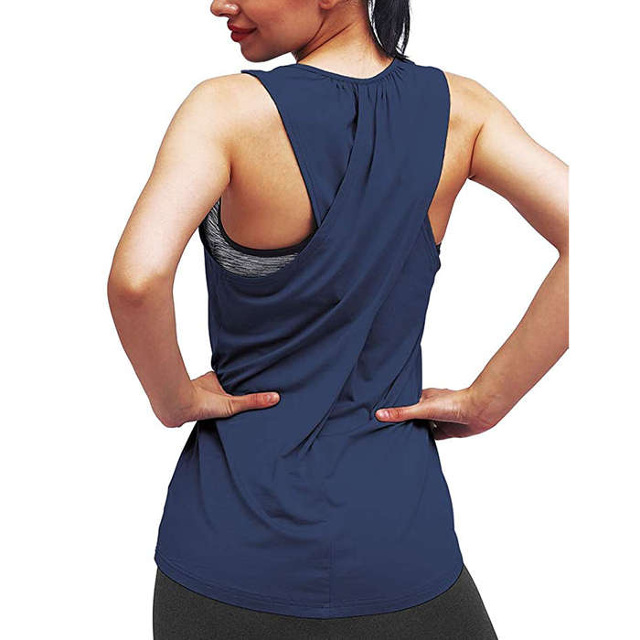 women's workout tunic tops