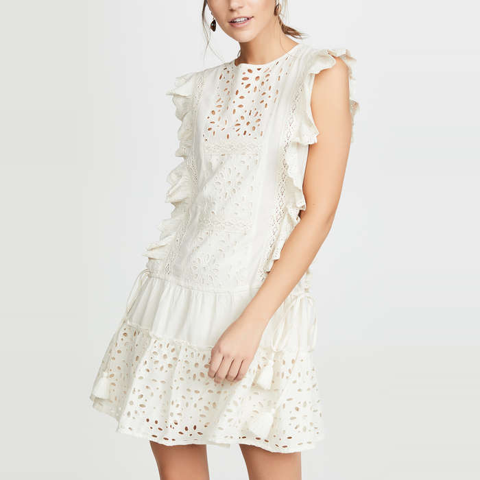 white dress top
