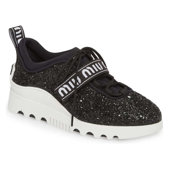 pointed platform sneakers
