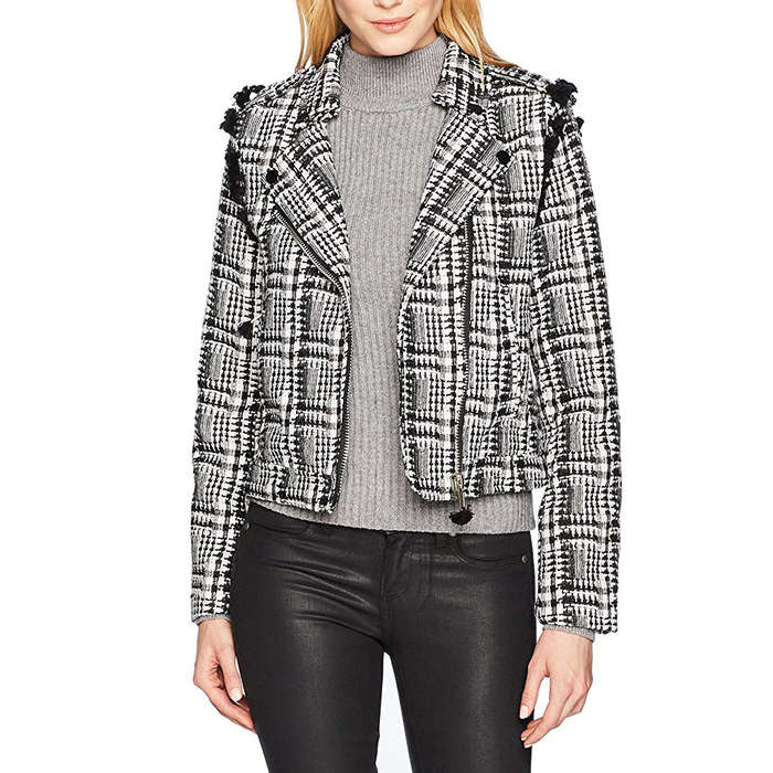 tweed motorcycle jacket