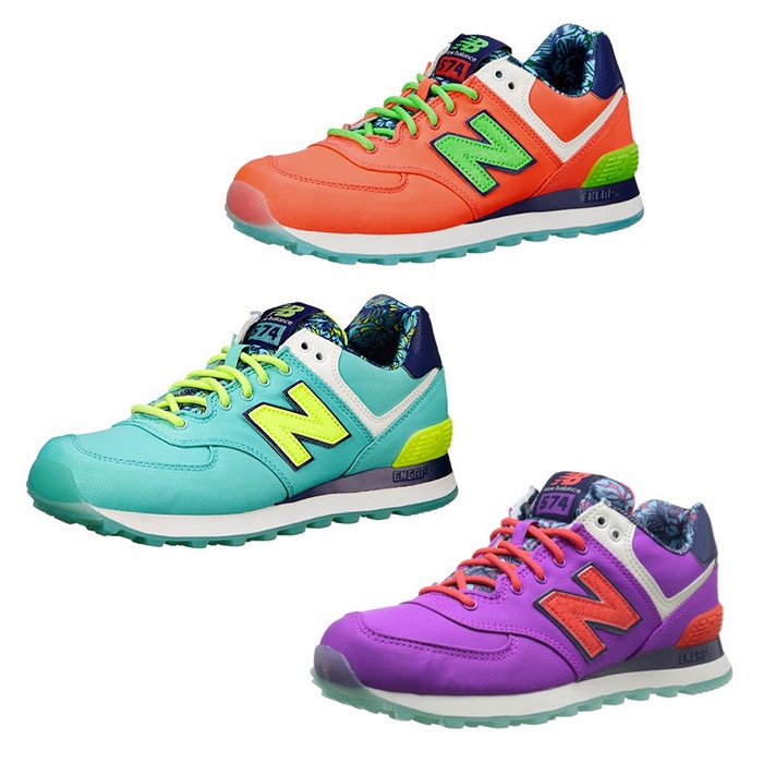Best Stylish Spring Fitness Gear - New Balance Women\u0027s WL574 Luau Collection Running Shoe