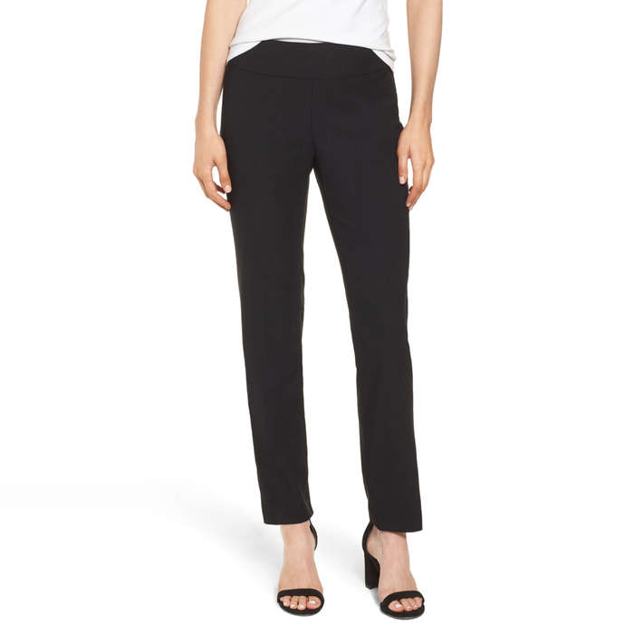 black skinny pants womens for work
