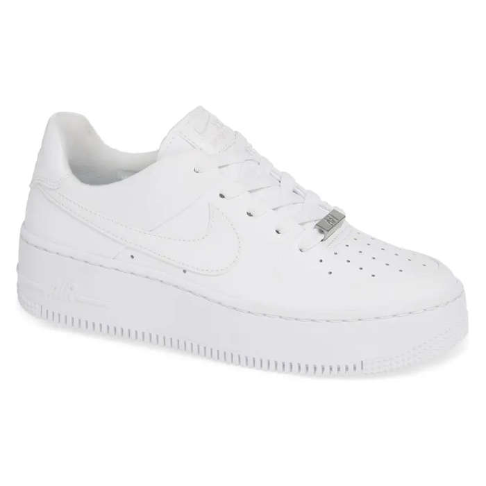 white platform air force 1