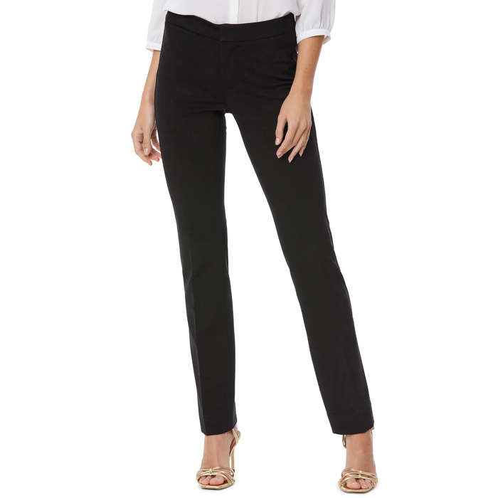 women's black stretch work pants