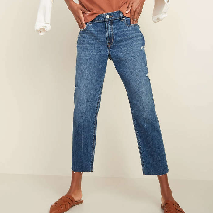 boyfriend vs straight jeans