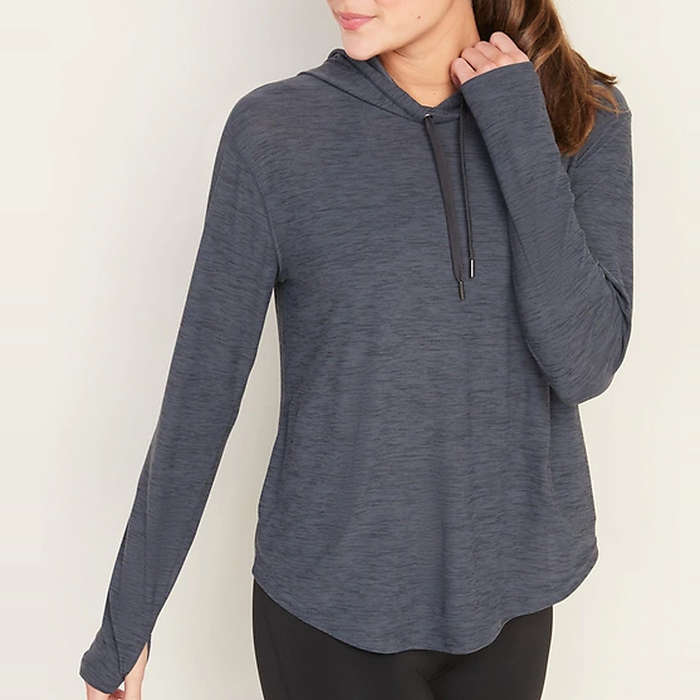 MOUTEN Womens Hooded Long Sleeve Gym Workout Casual Sport Pullover Hoodies Sweatshirt 