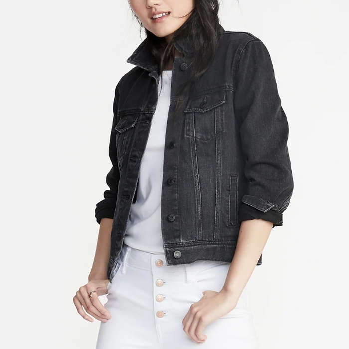 black denim jacket old navy