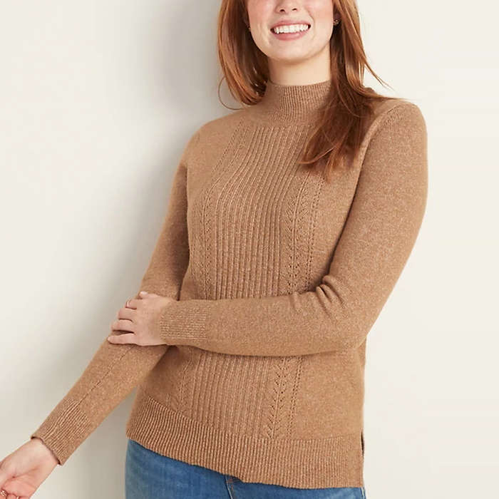 old navy mock neck sweater