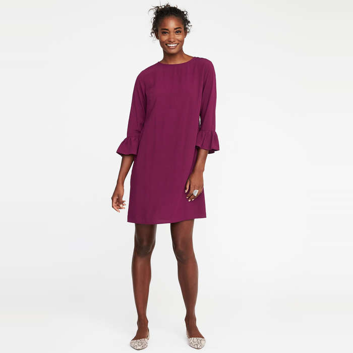 old navy bell sleeve dress
