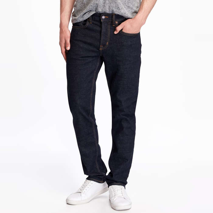 navy jeans mens