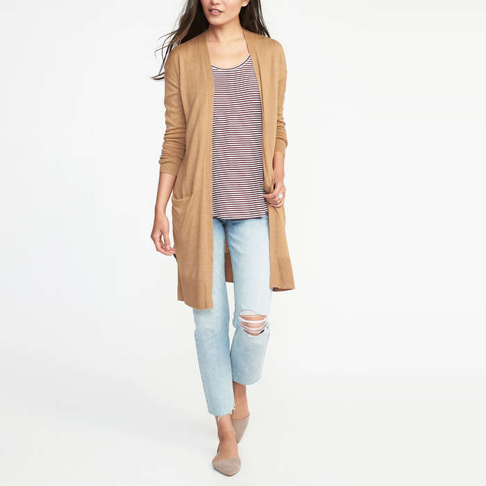 super long cardigan