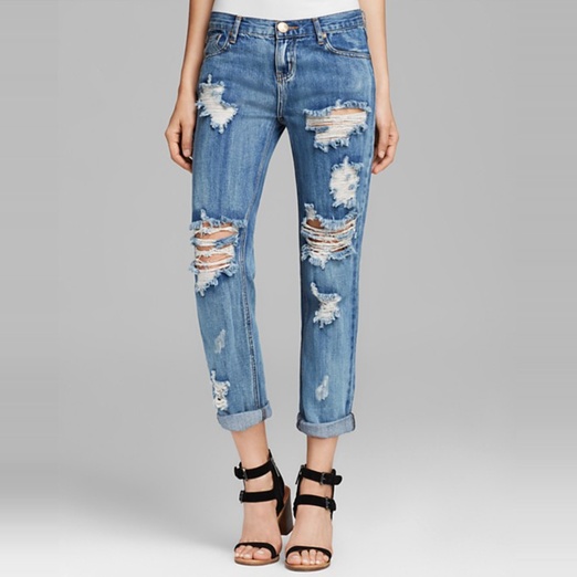 best ripped boyfriend jeans
