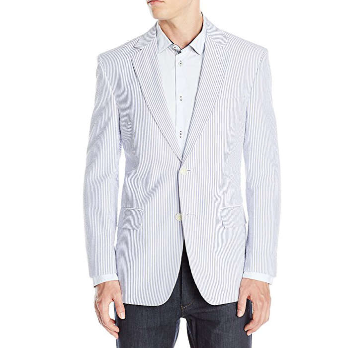 sear sucker blazer