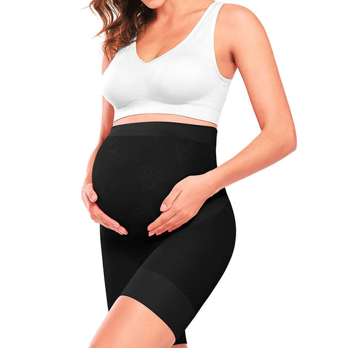 Maternity Shapewear Seamless and Soft High Waist Support Pregnancy Panties for Dresses 