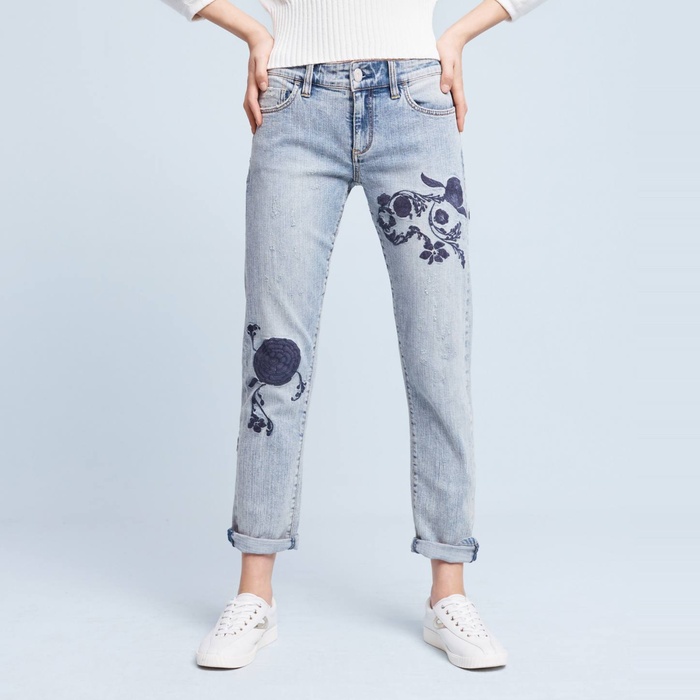 10 best embroidered jeans rank style