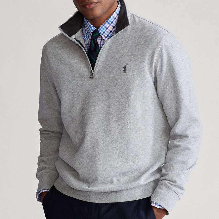 half zip up sweater