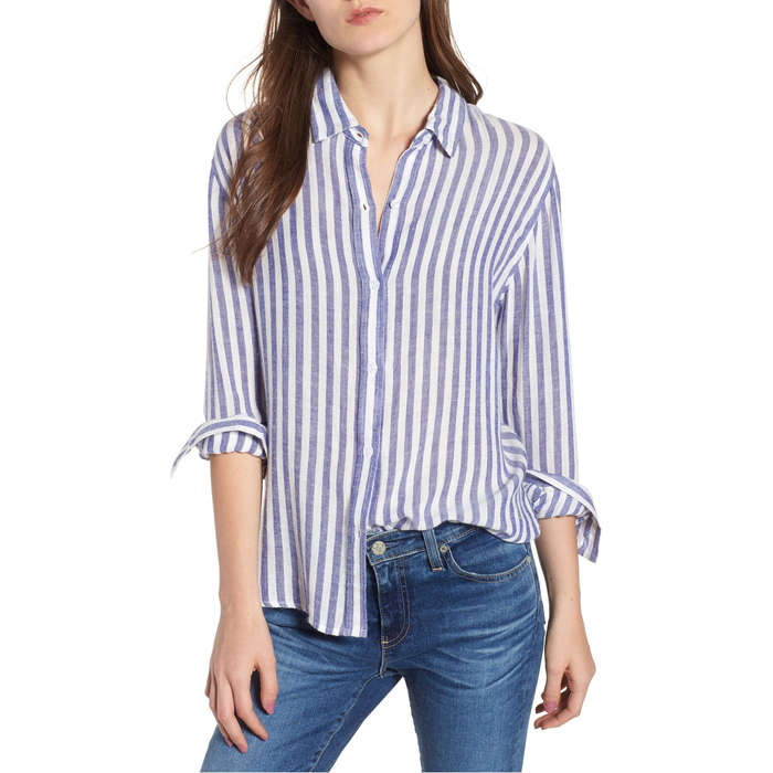 Blouse with stripes Clearance