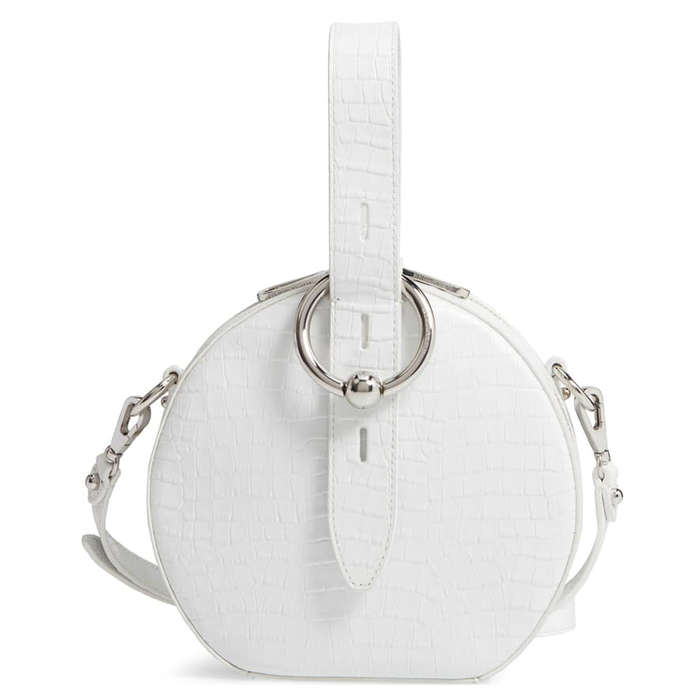 circle white bag