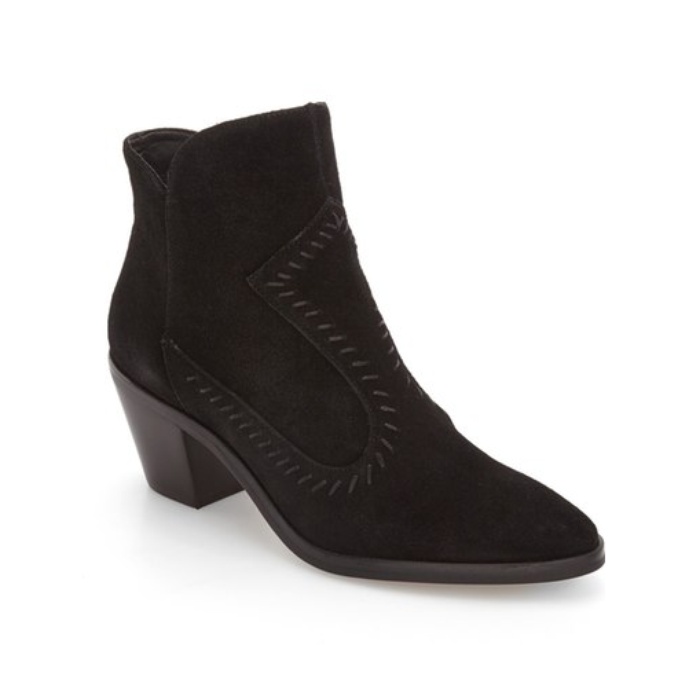 womens block booties
