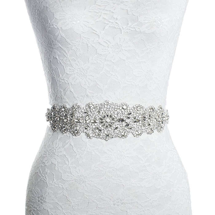 Clothing Accessories Redowa Rhinestone Wedding Dress Applique