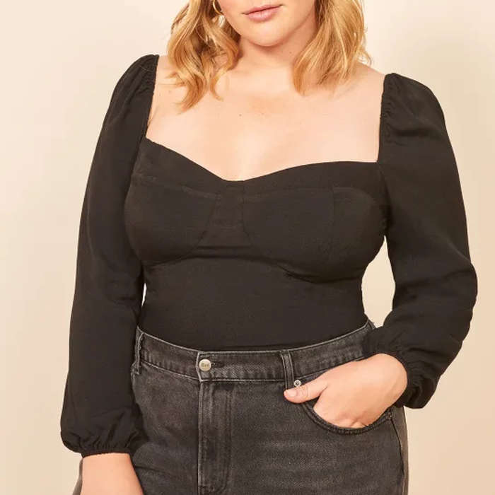 plus size party tops