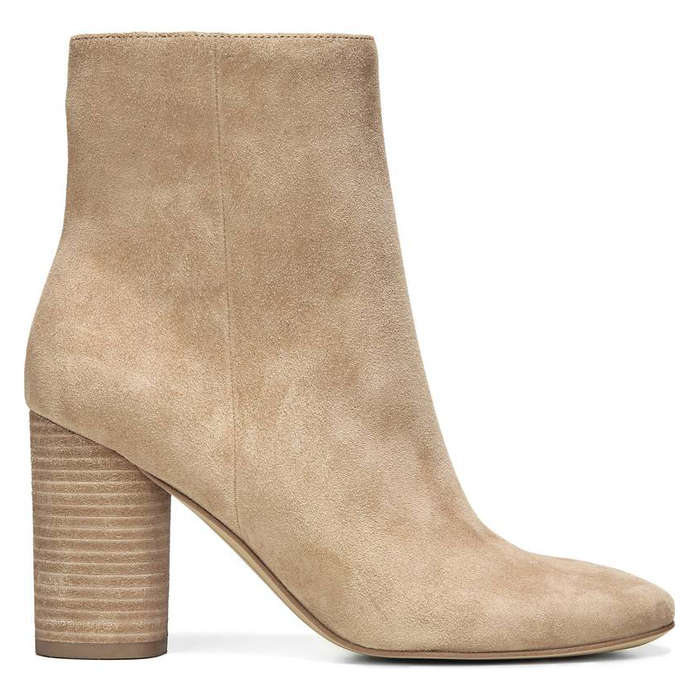 report tan booties
