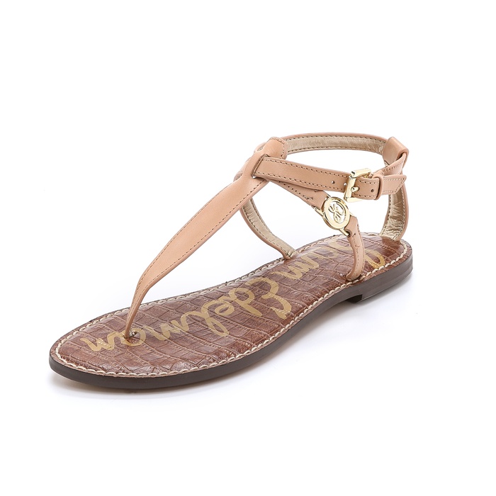 nude sandals flat
